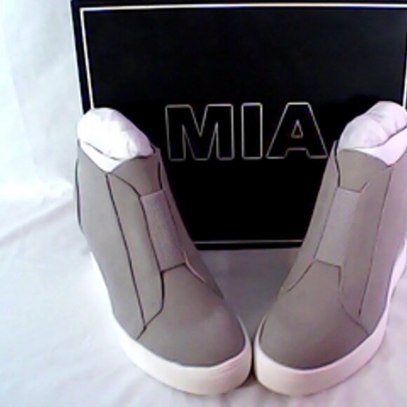 Mia Cristie Sneaker Wedge Gray Shoe/Bootie Size 7 M NIB - Picture 2 of 10